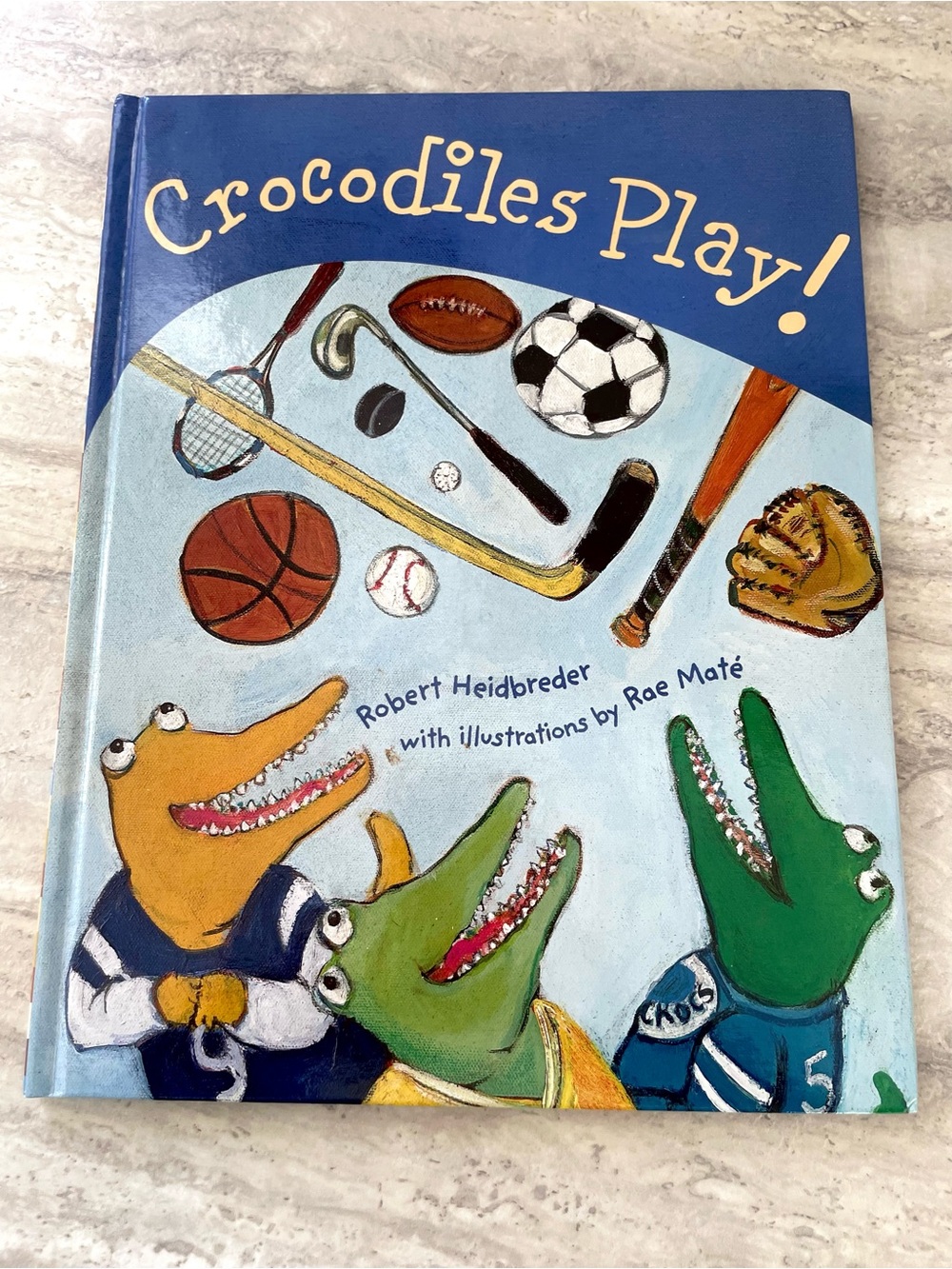 4/$20💥🏒⚽️🏀 Sports Hardcover Kids Book! For Boys & Girls... w Crocodiles! 🐊